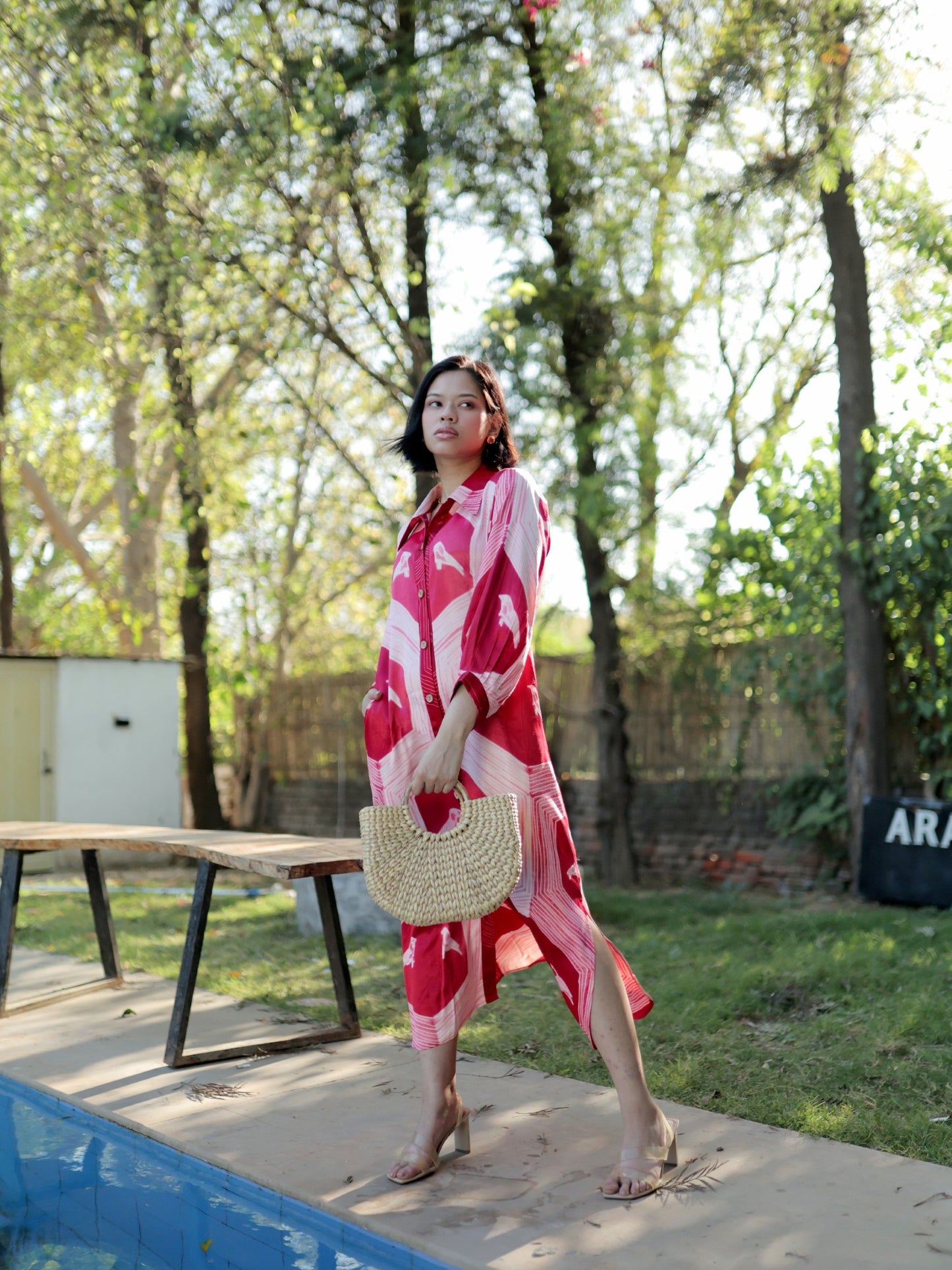 Button down shirt dress
